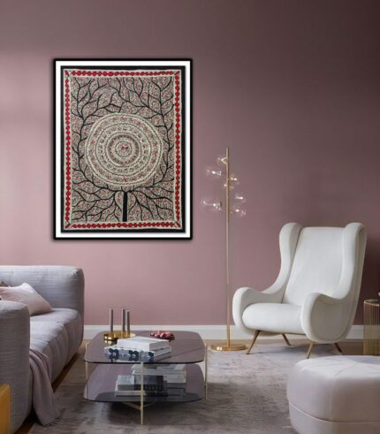 Godna painting and Life of tree